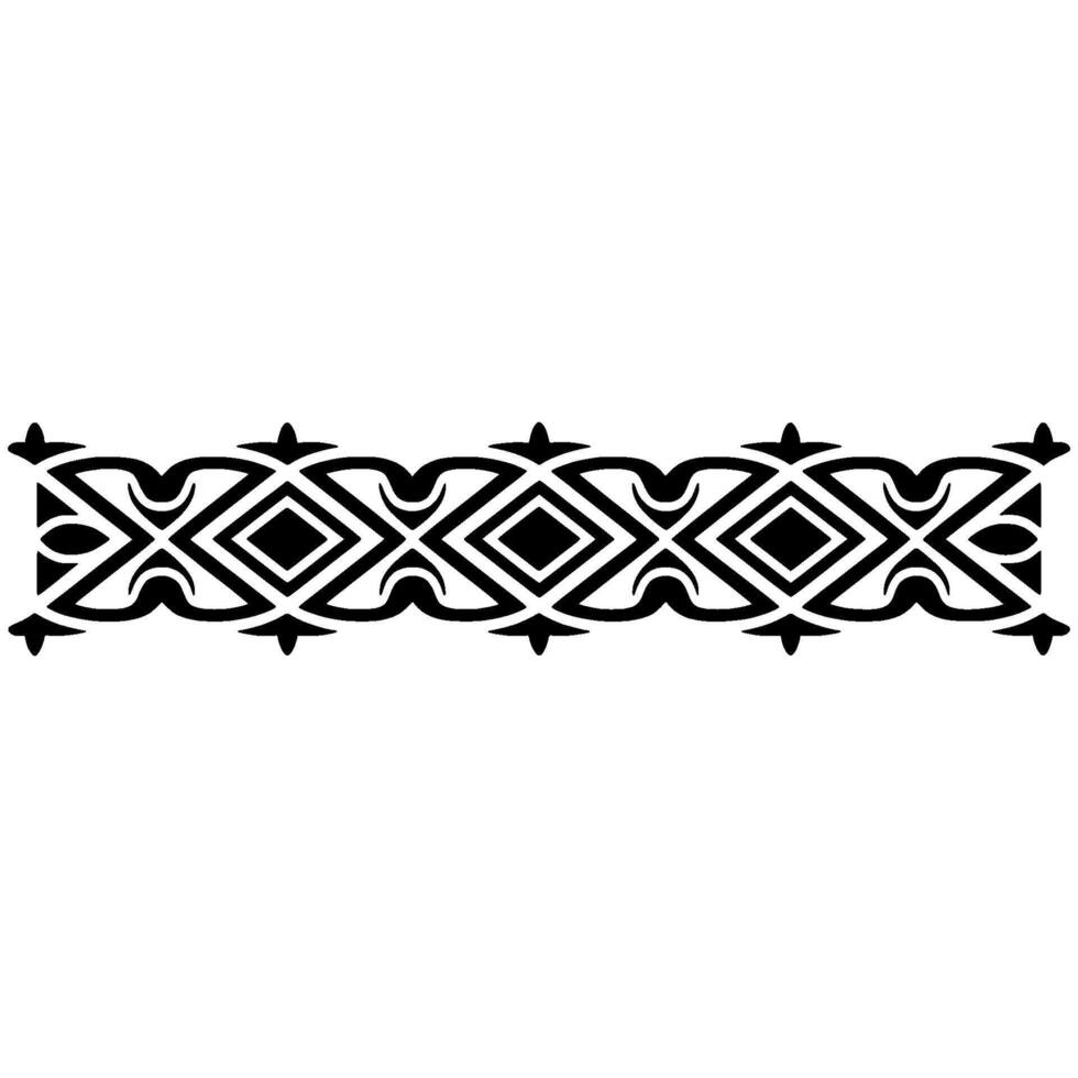 Intricate Celtic Border, Elegant Decorative Element, Ornamentation vector