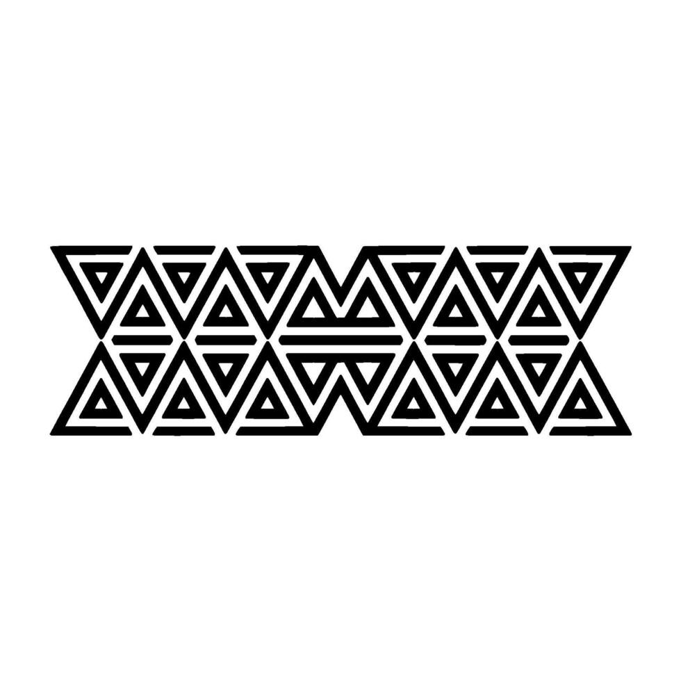 Geometric Wave Pattern, Minimalist, Triangles vector