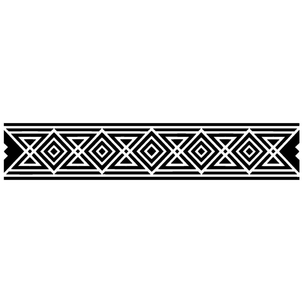 Geometric Border, Art Deco Pattern, Minimalist, Ornament vector