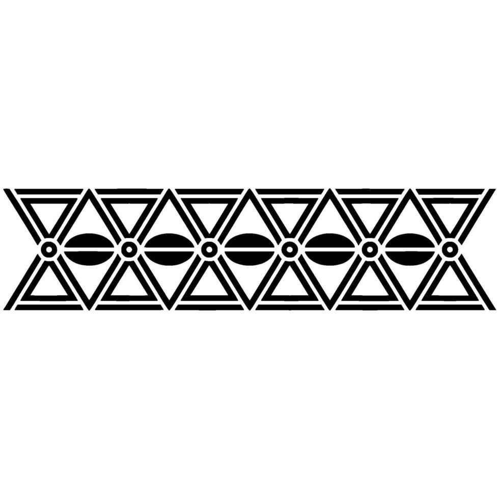 Geometric Deco Border, Minimalist Pattern, Circle vector
