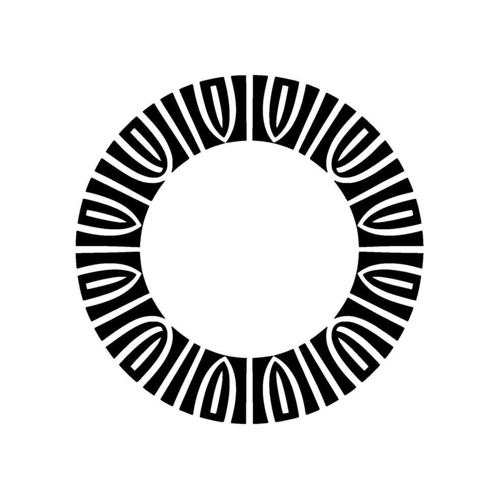 Abstract Circular Motif, Minimalist , Modern vector