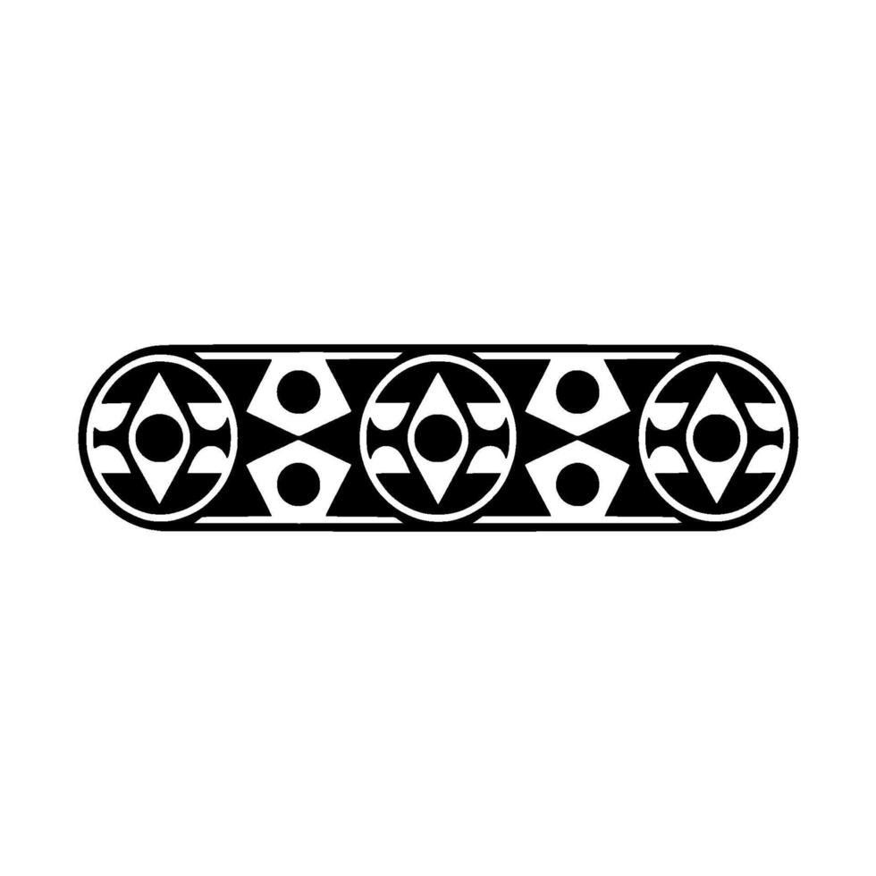 Geometric Border, Minimalist , Circular Motif vector