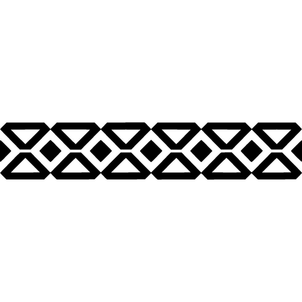 Geometric Border, Tribal Pattern, Minimalist, Hexagon vector