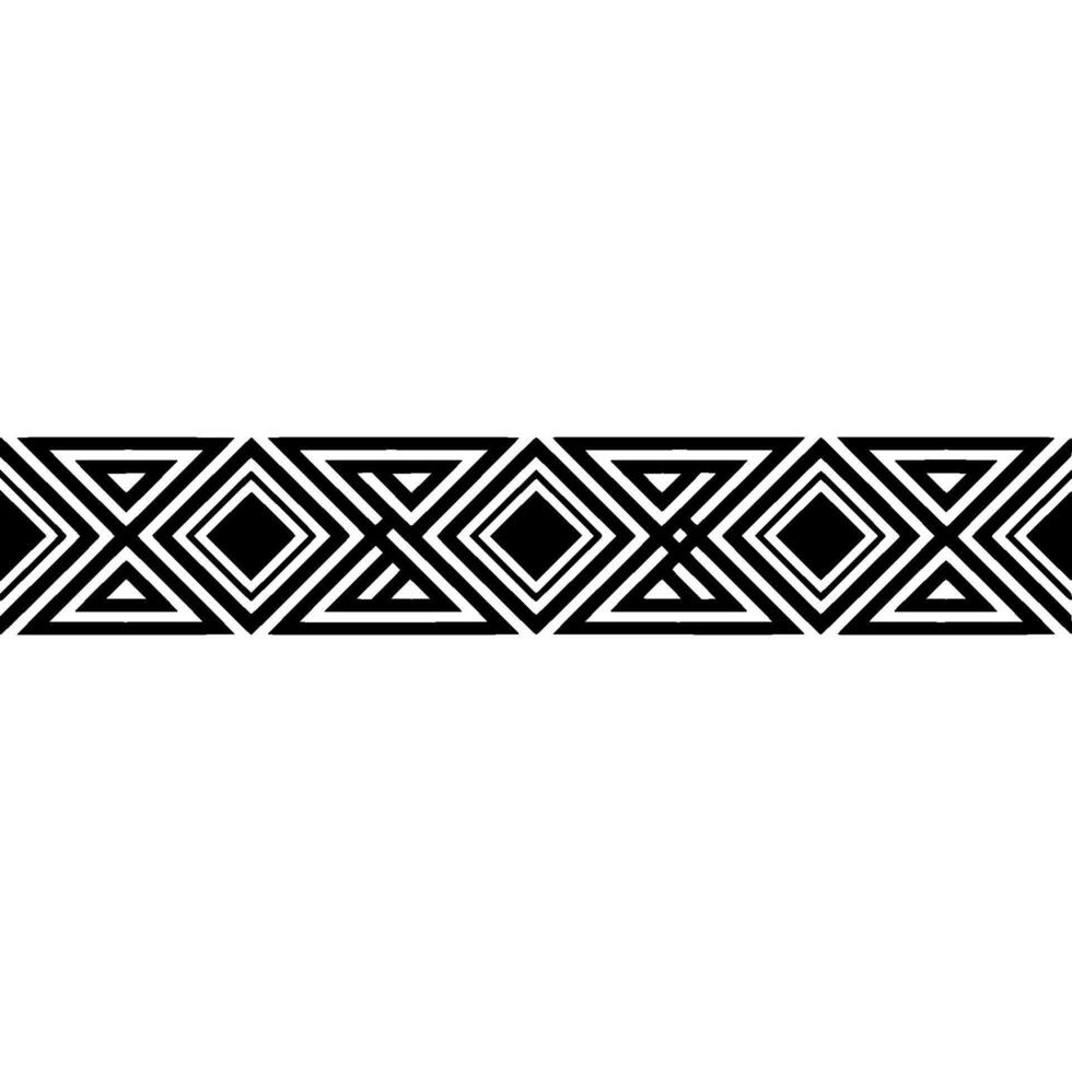 Geometric Border, Art Deco Pattern, Minimalist - Vintage vector
