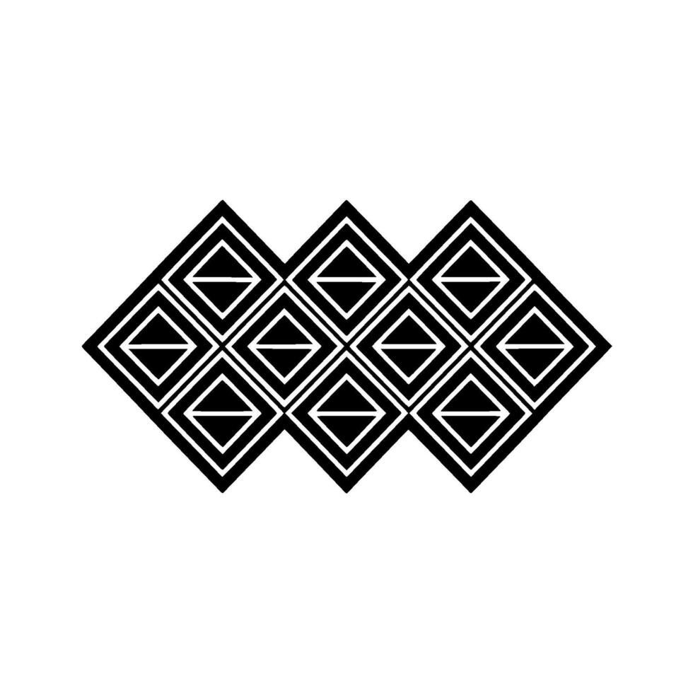 Geometric Diamond Pattern, Minimalist , Black White, Abstract vector