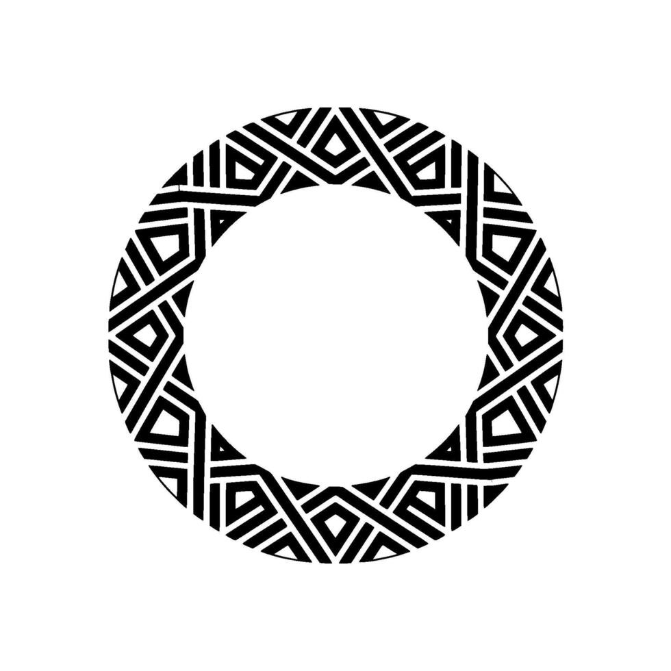 Geometric Circle Pattern, Minimalist , Abstract Art - Minimalism vector