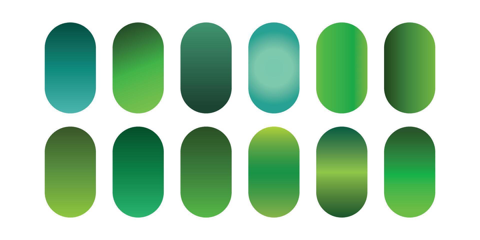 green background hd gradient vector