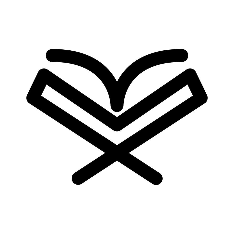 Quran Stand icon vector