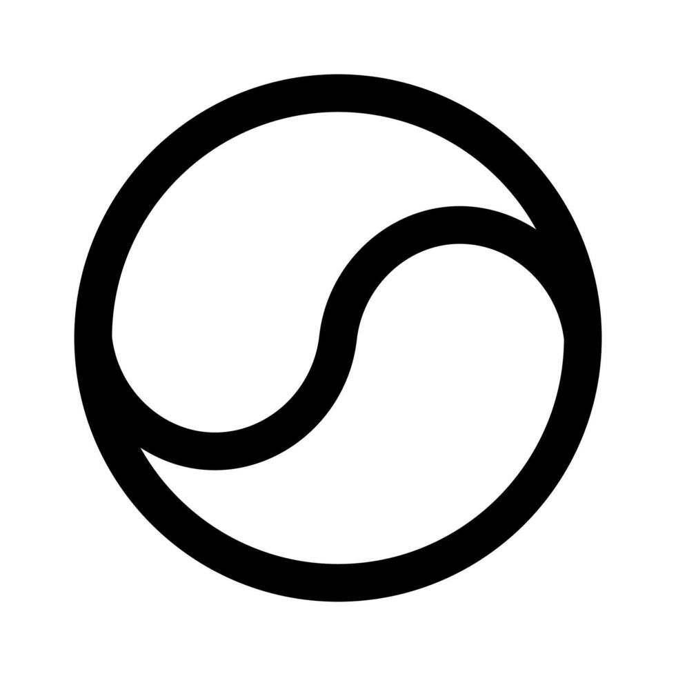 Beach Ball icon thick bold line vector