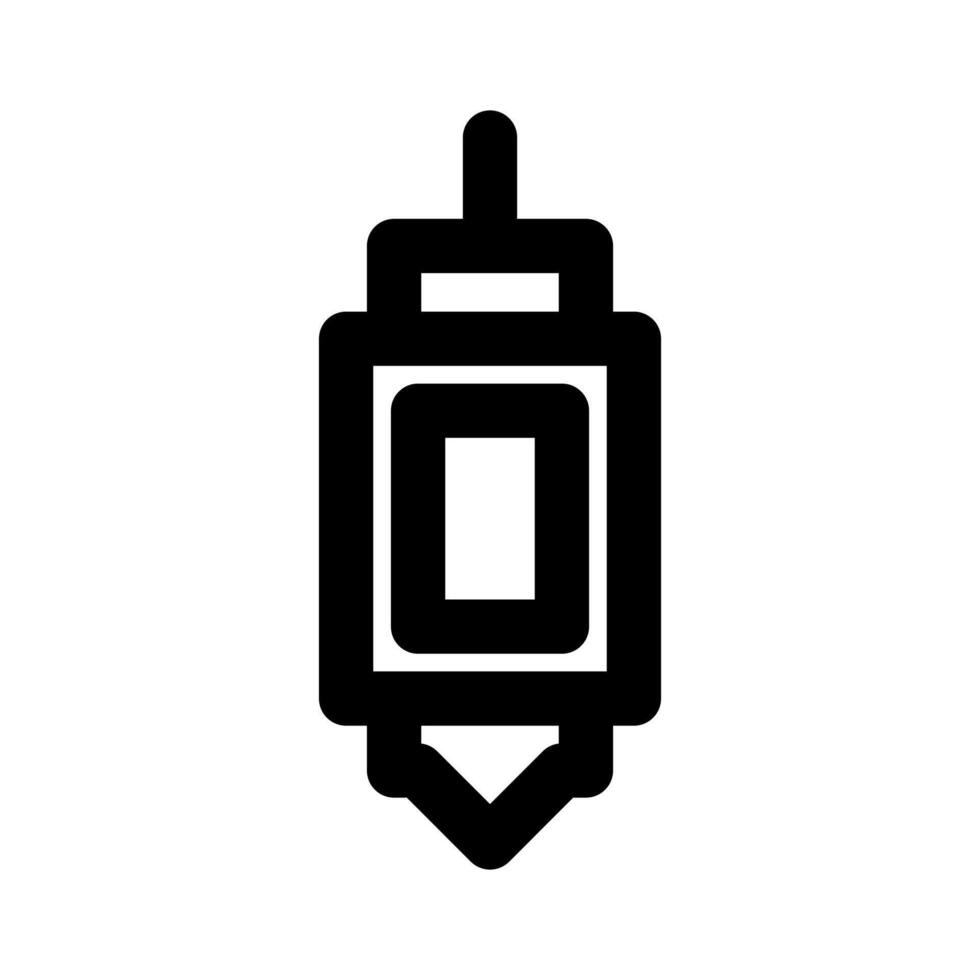 Lantern icon thick bold vector
