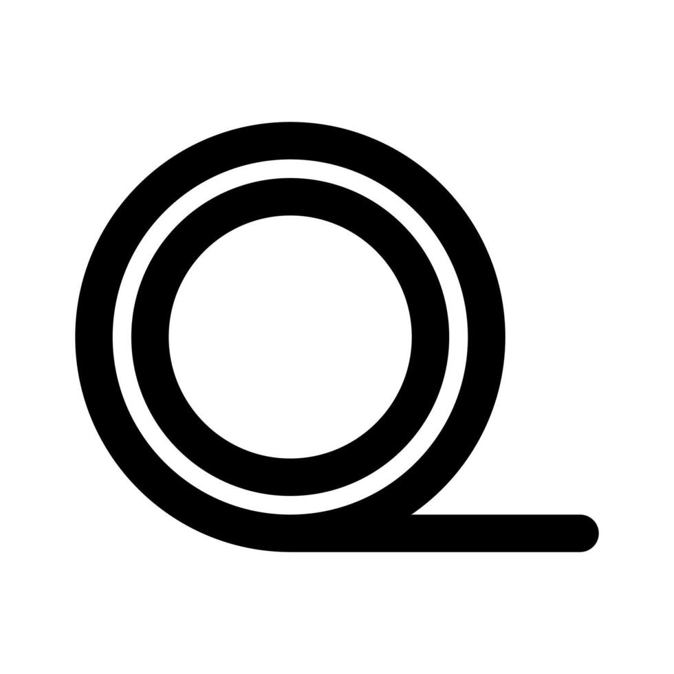 Adhesive Tape icon bold thick line vector