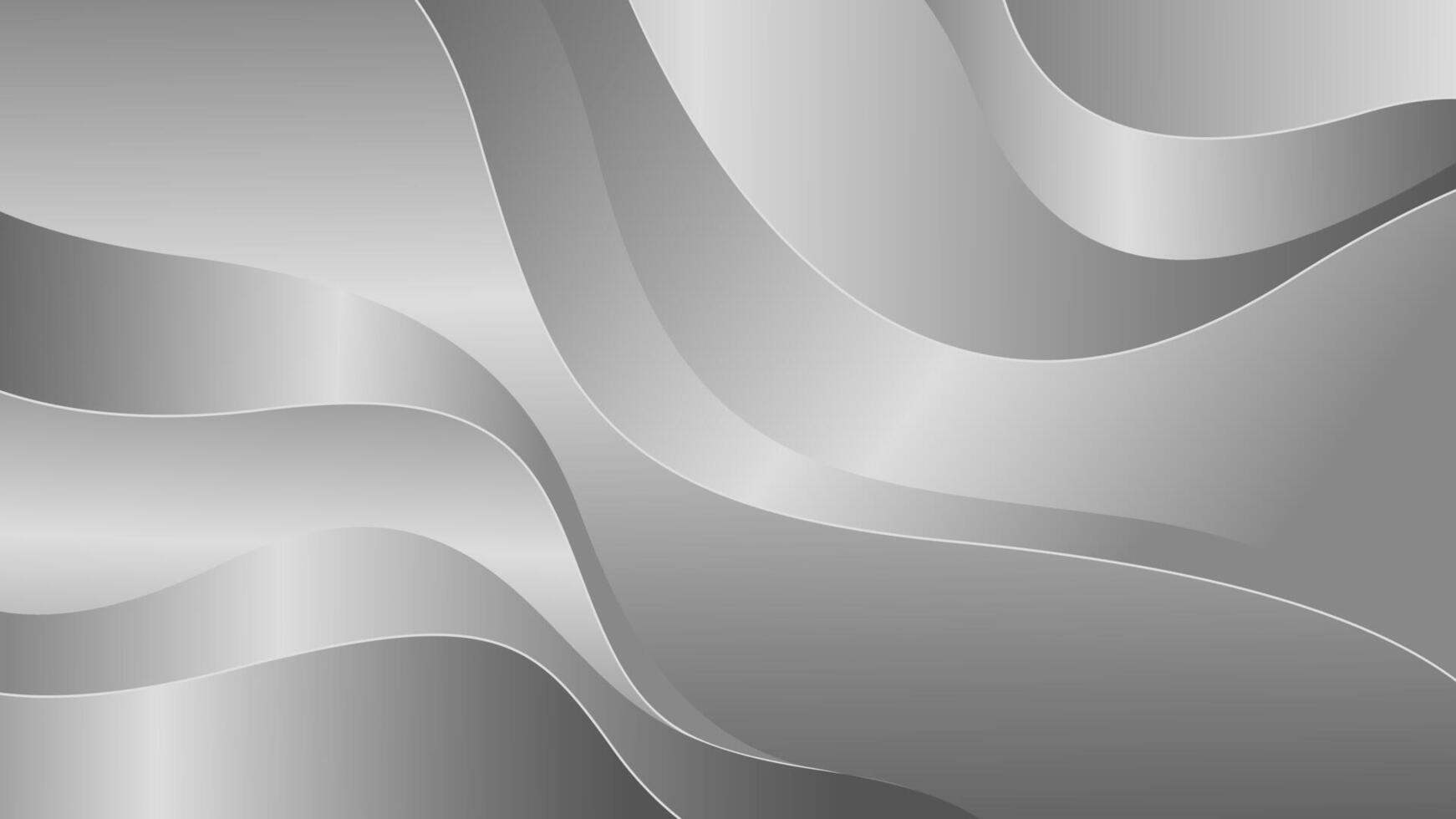 Elegant abstract silver Metallic background. Luxury wallpaper vector