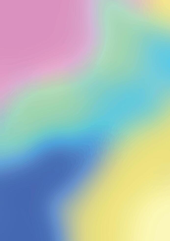 Dreamy Pastel Rainbow Ombre Background with Soft Gradient background vector