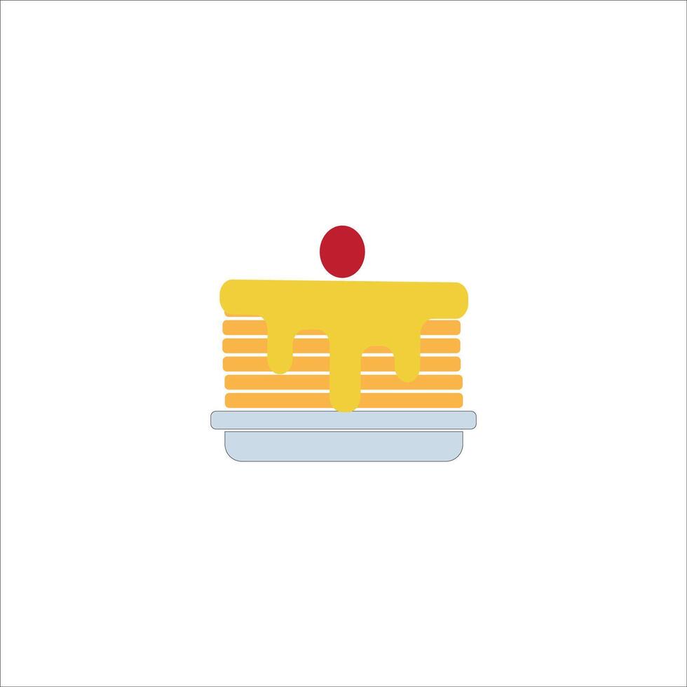 pancakes icon illustration vector