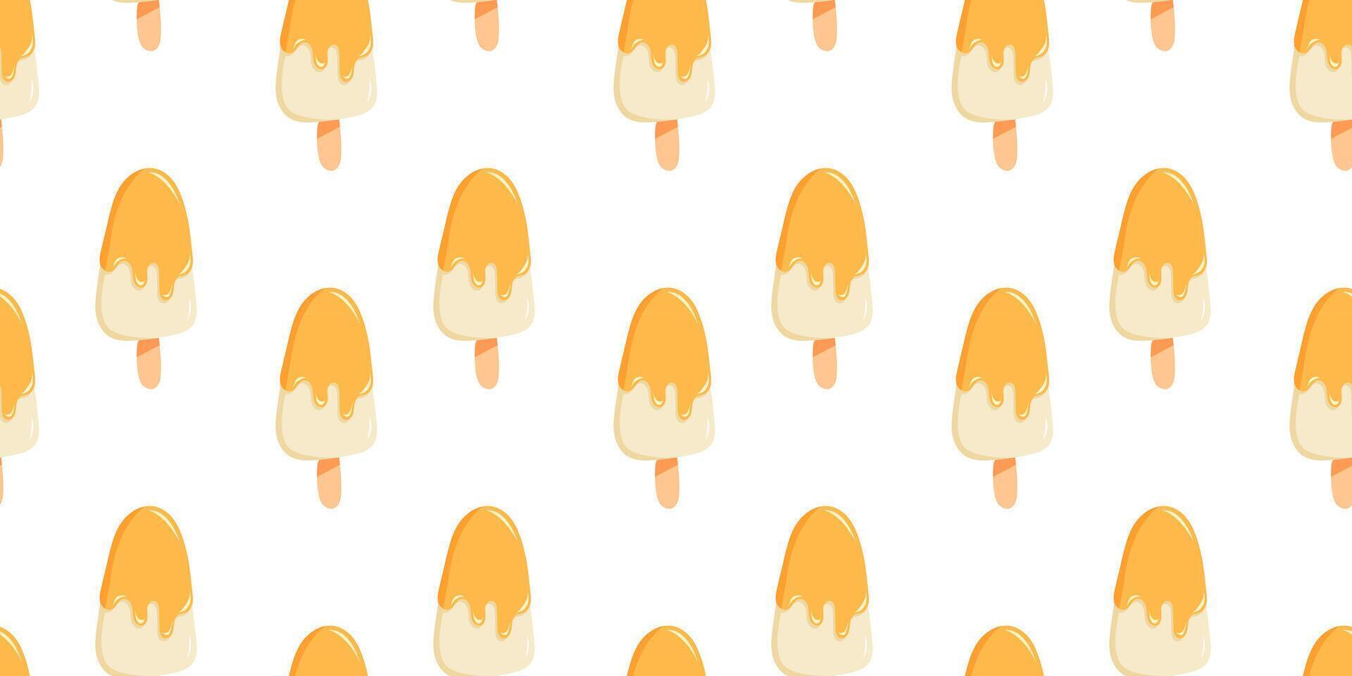 Seamless ice cream seamless pattern vector