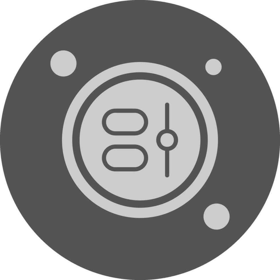 Task View Navigation Minimal Grey Icon vector