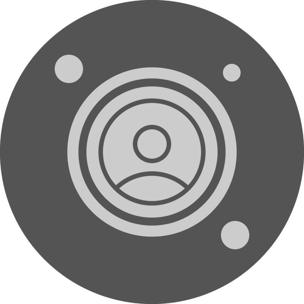 Profile Button Navigation Minimal Grey Icon vector