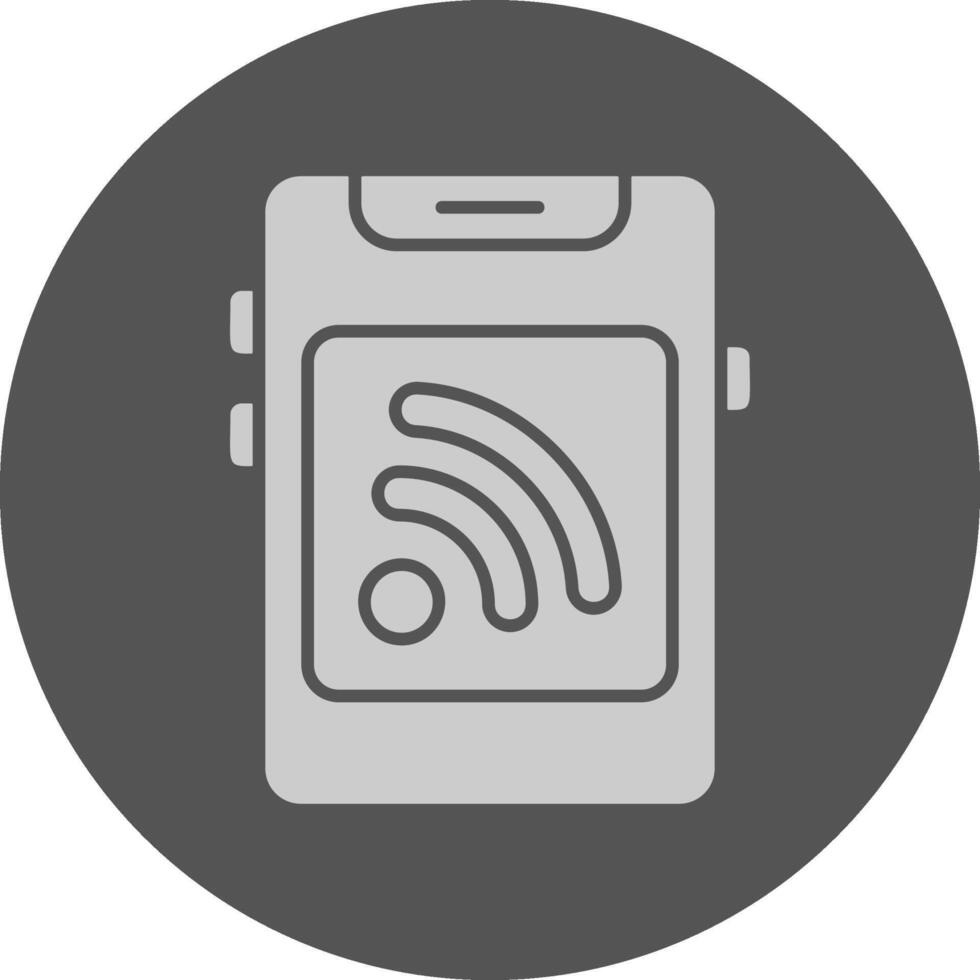 Cast Minimal Grey Icon vector