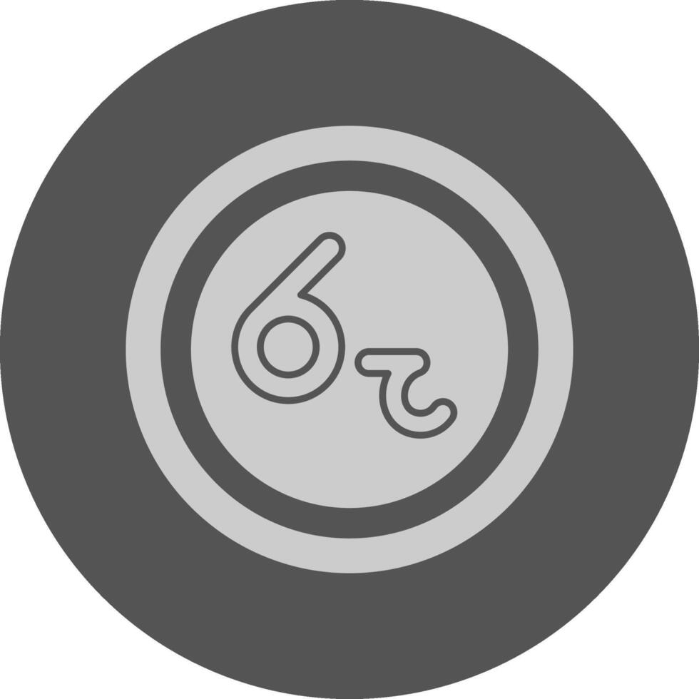 Sri Lankan Rupee Sign Minimal Grey Icon vector