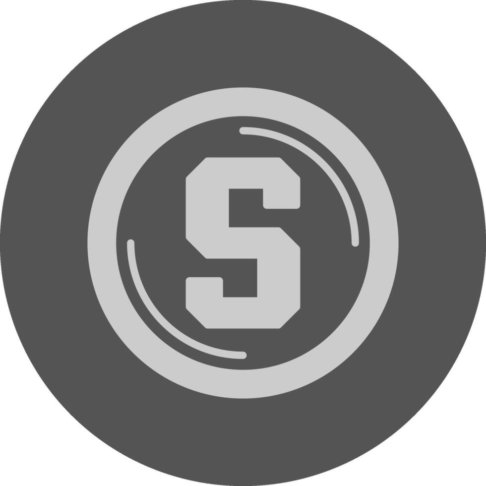 Sandbox Minimal Grey Icon vector