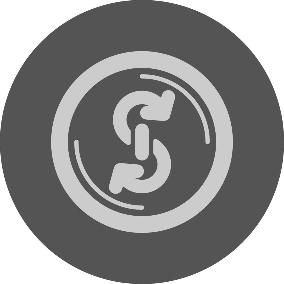 Yearn finance Minimal Grey Icon vector