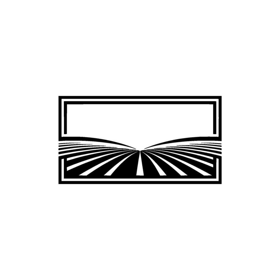 Minimalist Horizon, Geometric Landscape, Serene Vista vector