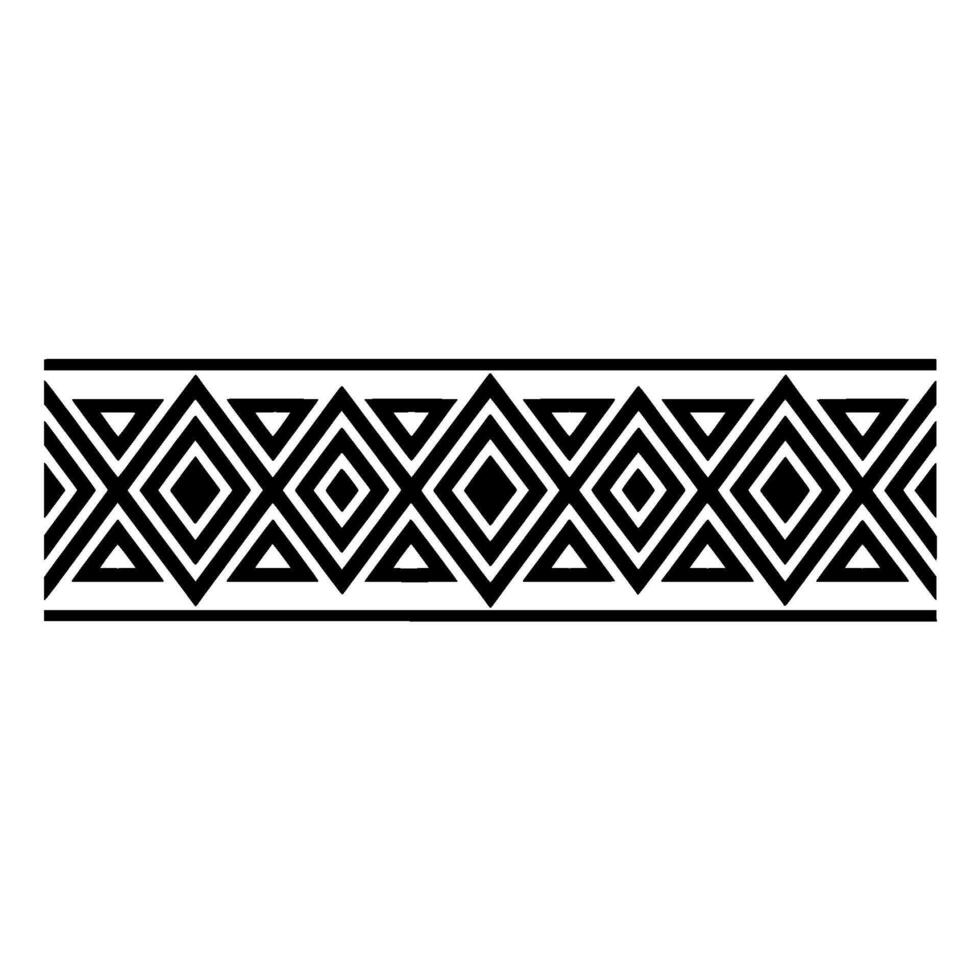 Geometric Border, Art Deco Pattern, Minimalist vector