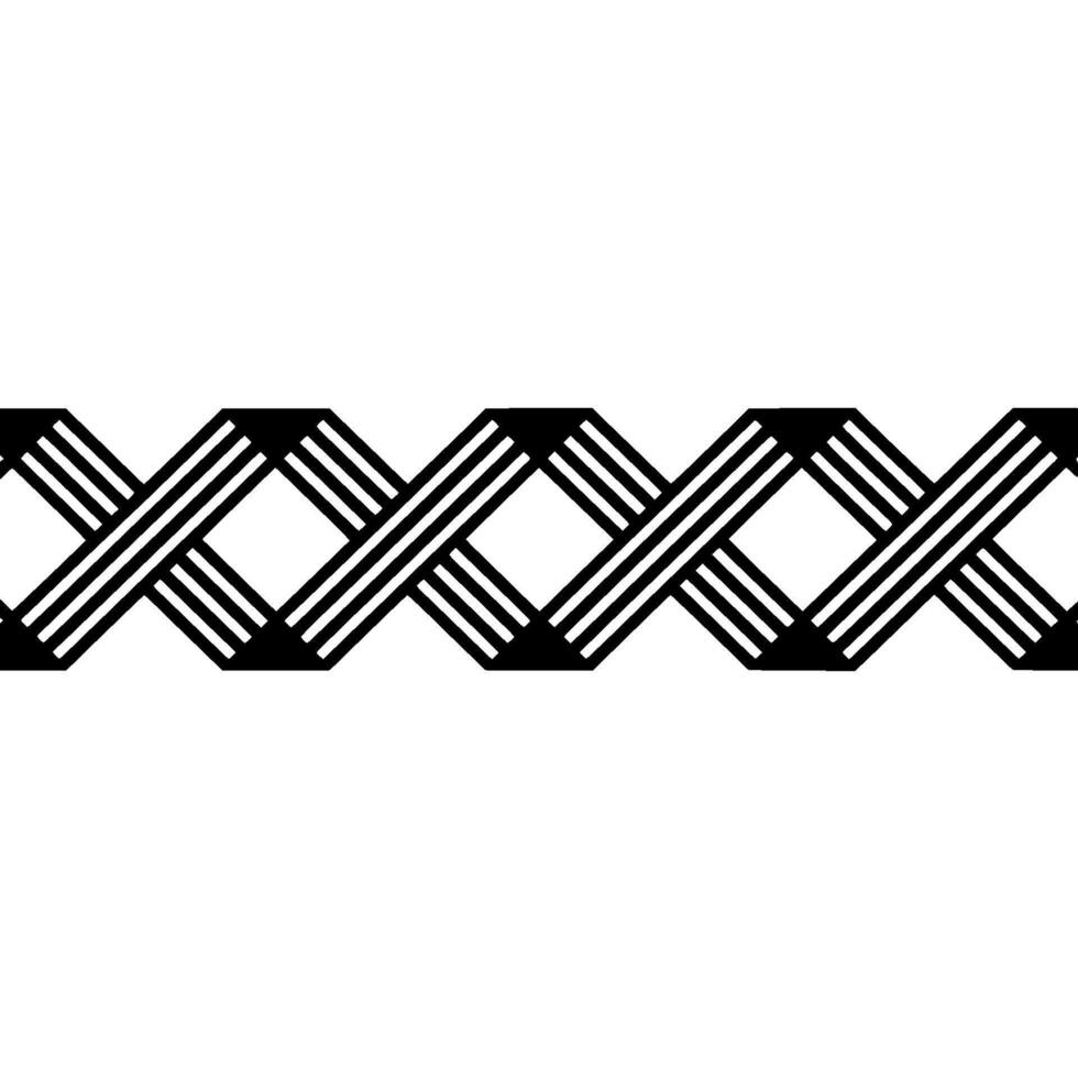 Geometric Border, Modern Deco Pattern, Minimalist vector
