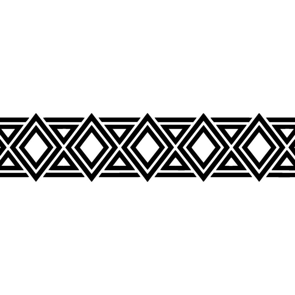 Geometric Deco Border, Minimalist Pattern, Elegant, Minimalism vector
