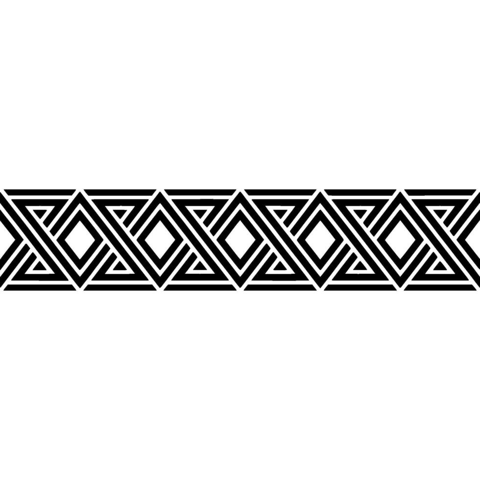 Geometric Deco Border, Minimalist Pattern, Elegant - Minimalism vector