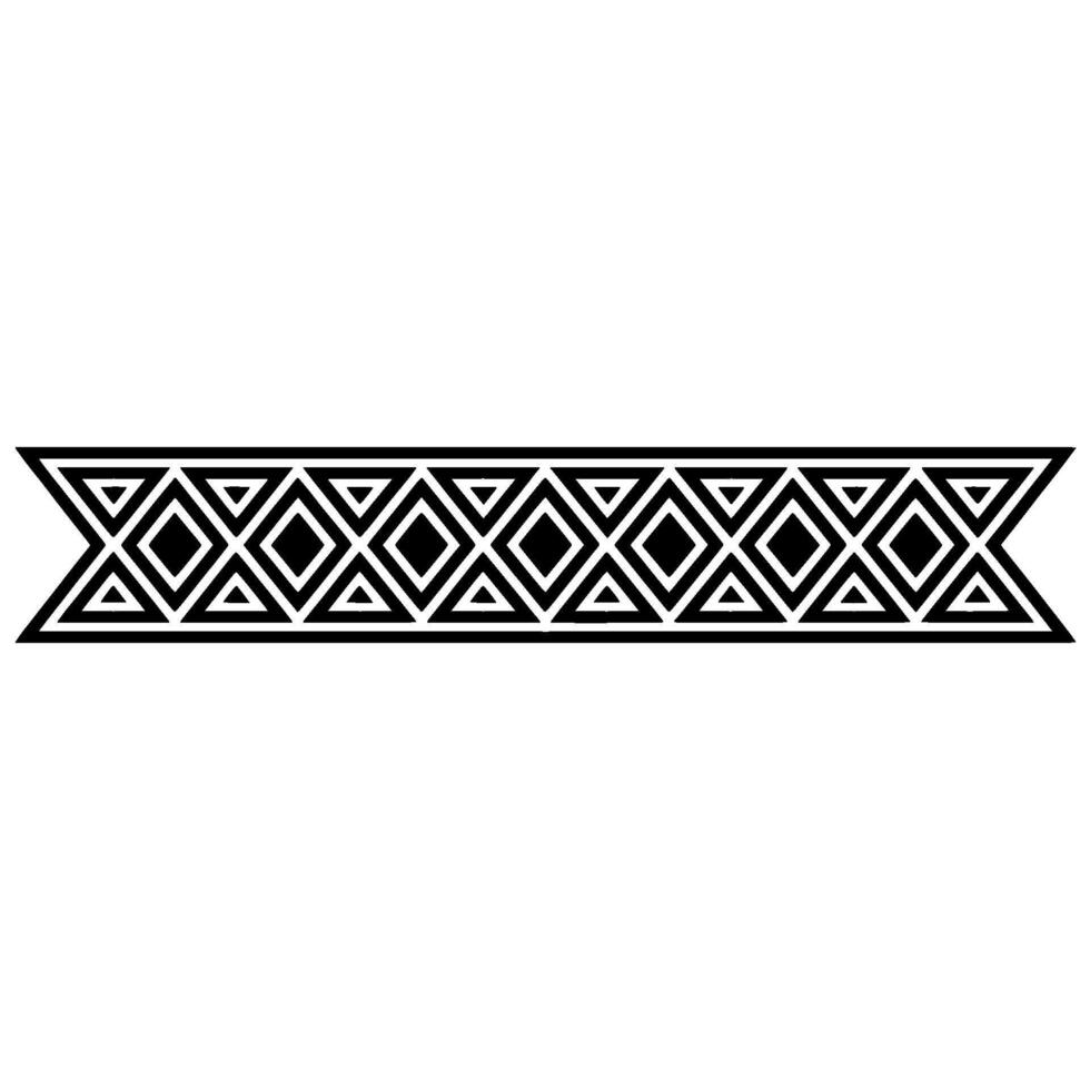 Geometric Deco Border, Minimalist Pattern - Art deco vector