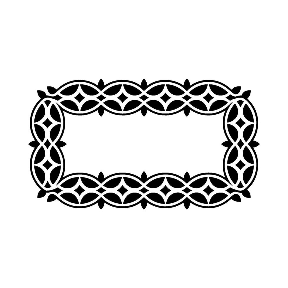 Intricate Celtic Border, Elegant , Vintage Motif, Ornamental vector