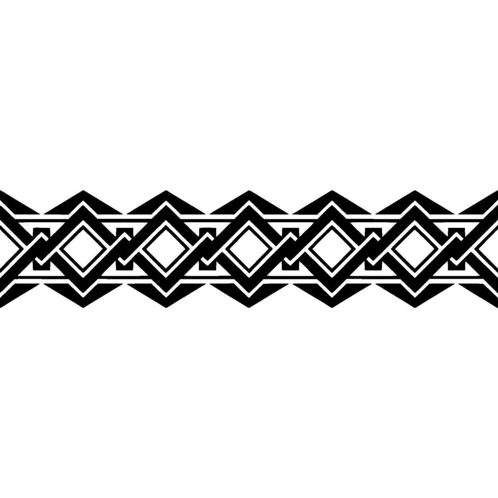 Geometric Border, Art Deco Pattern, Black White, Minimalist, Artdeco vector