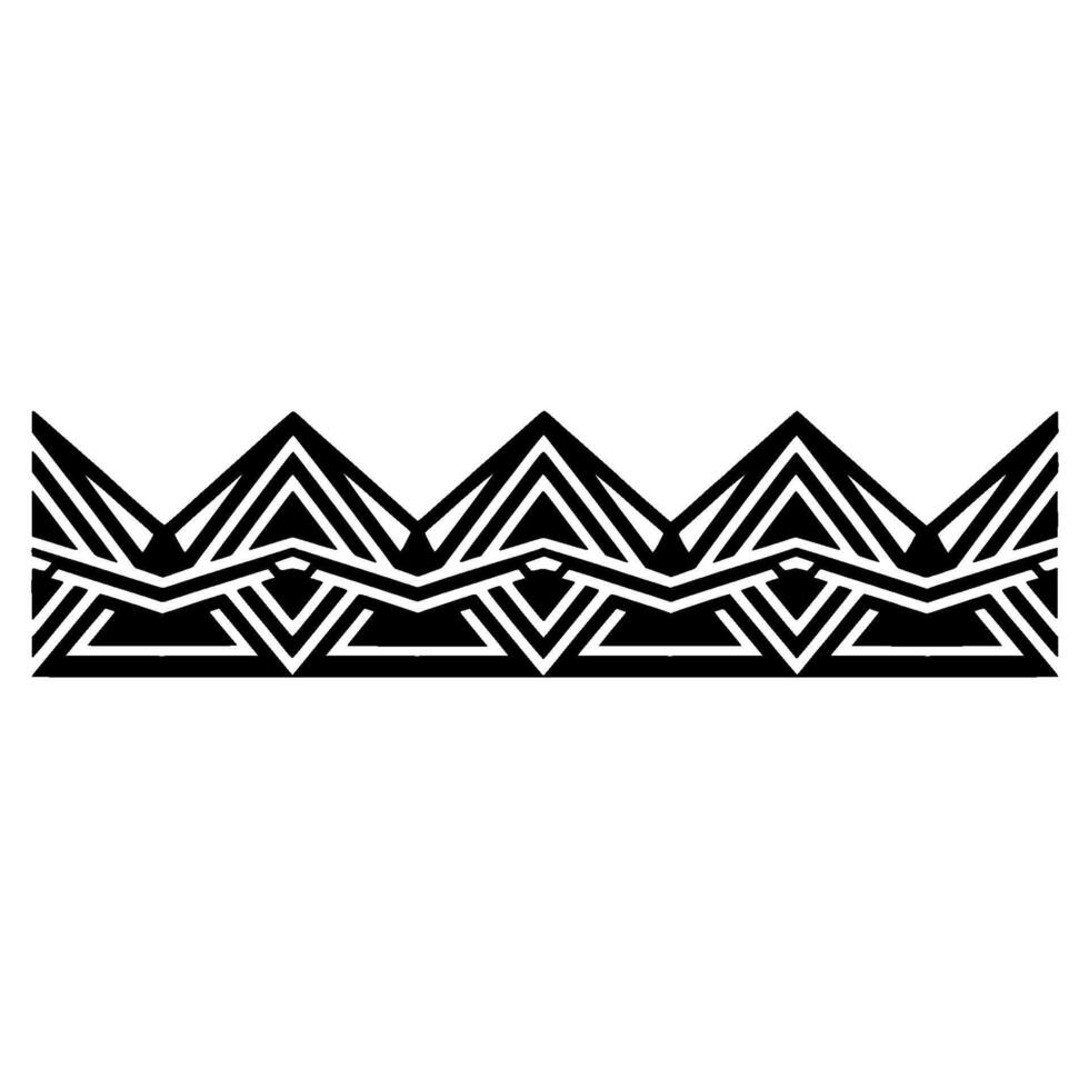 Geometric Wavecrest, Art Deco Pattern, Minimalist vector