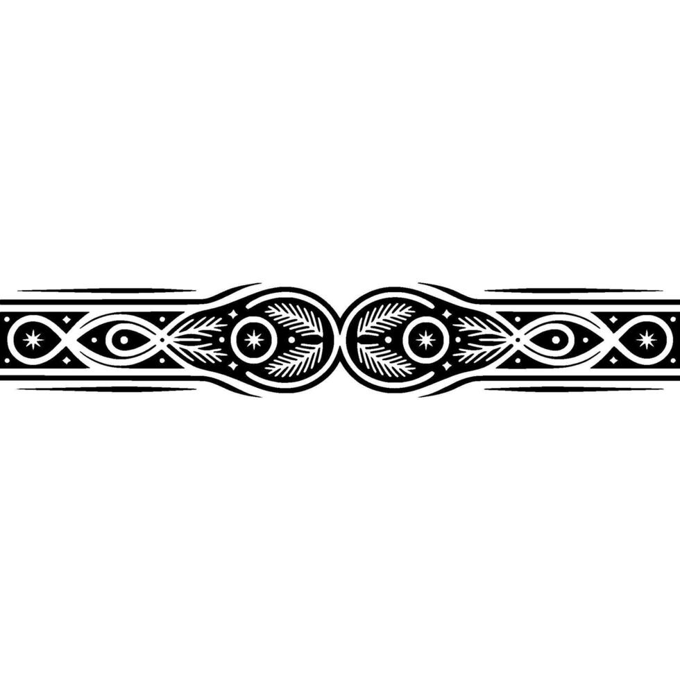 Elegant Vintage Border, Decorative Element, Classical, Ornamental vector