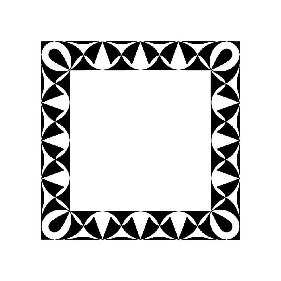 Geometric Frame, Minimalist Pattern, Modern vector