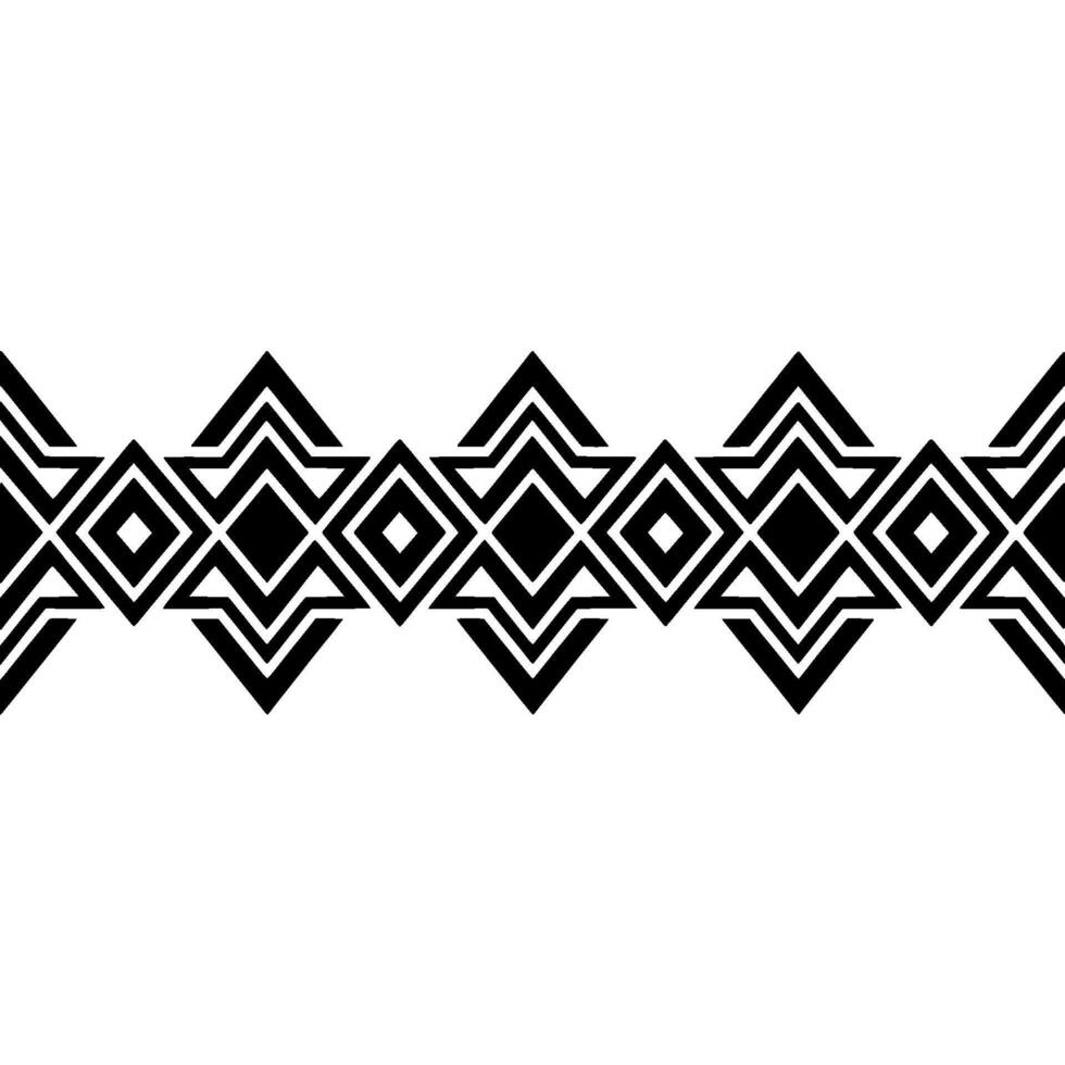 Geometric Border, Minimalist Pattern, Black White, Stylized, Decorative, Abstract, Modern, Textile, Element, Background, , , Clean, Simple, Symmetry, Repeating, Art Deco, Linear vector