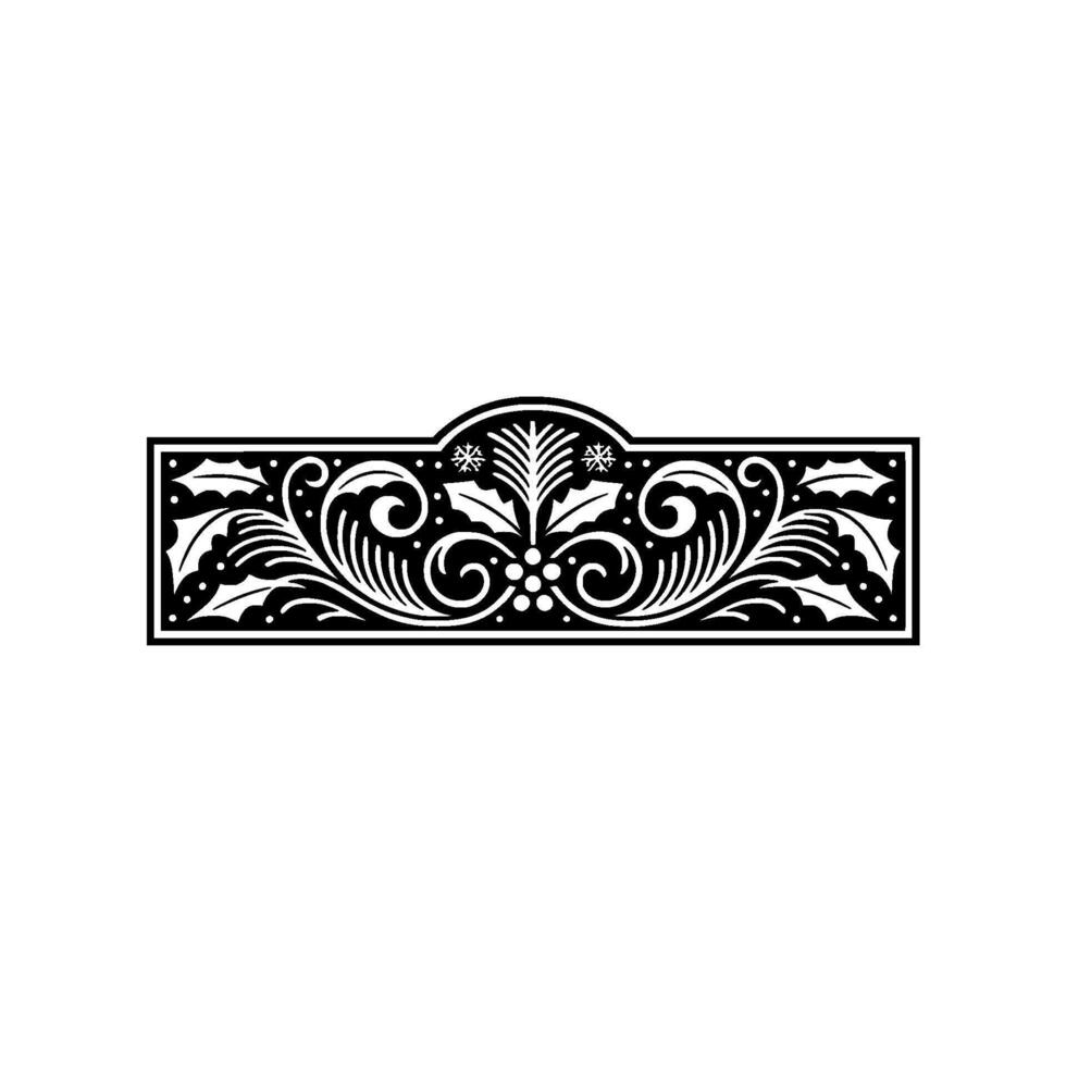 Intricate Victorian Border, Elegant Ornamentation vector