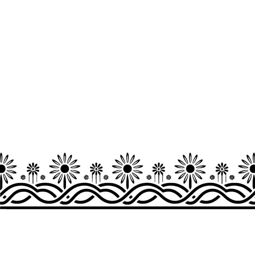 Floral Border, Celtic Knot, Vintage , Decorative Element vector