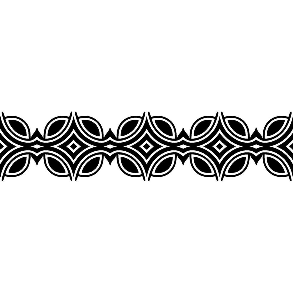 Geometric Border, Art Deco Style, Elegant Element vector