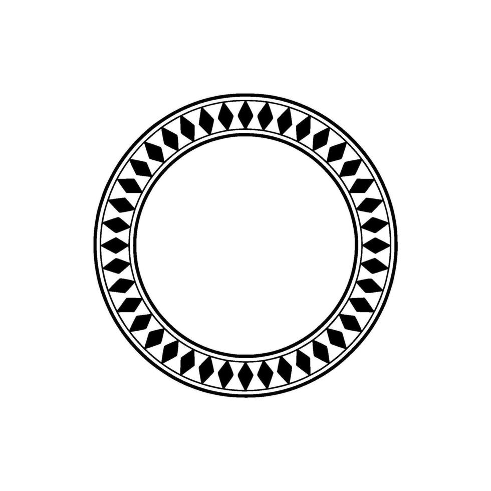 Geometric Tribal Ring, Minimalist , Circular Motif, Circle vector