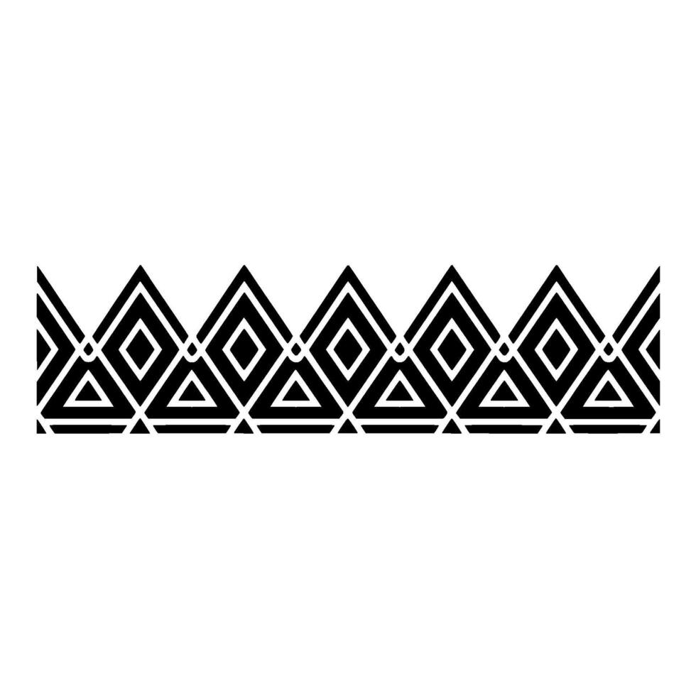Geometric Border, Art Deco Pattern, Minimalist, Symmetrical vector