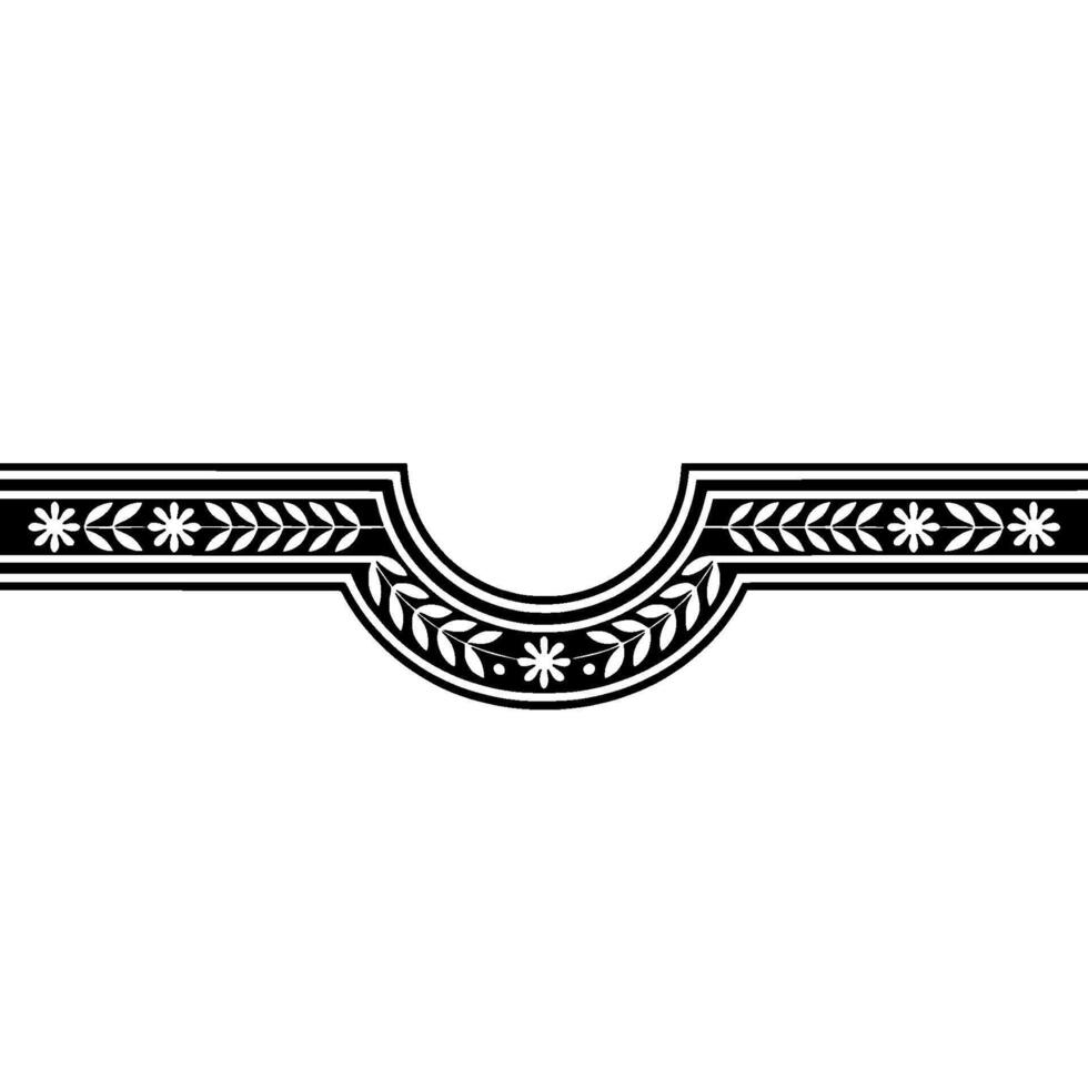 Elegant Vintage Border, Classical Ornamentation vector