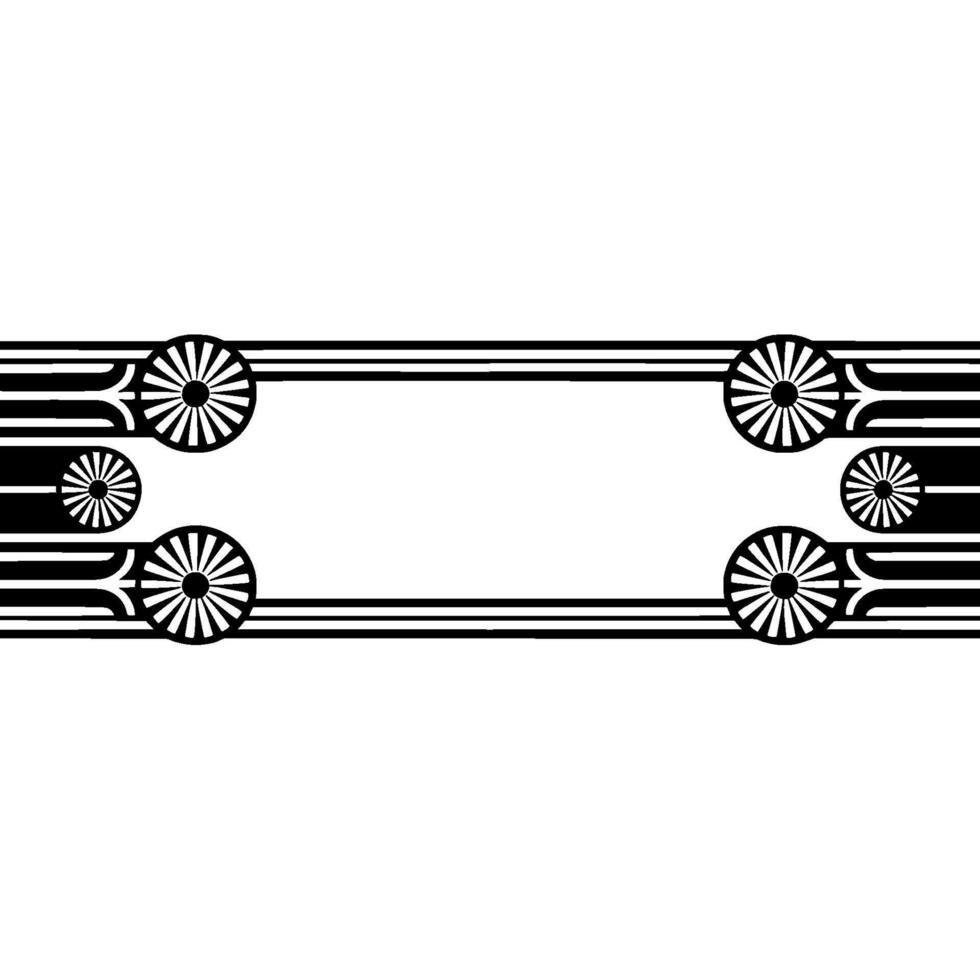 Geometric Deco Border, Minimalist , Subtle Texture, Pattern vector