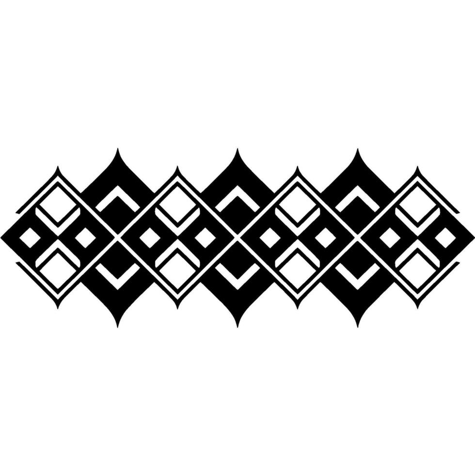 Geometric Diamond Border, Minimalist , Linear Pattern vector
