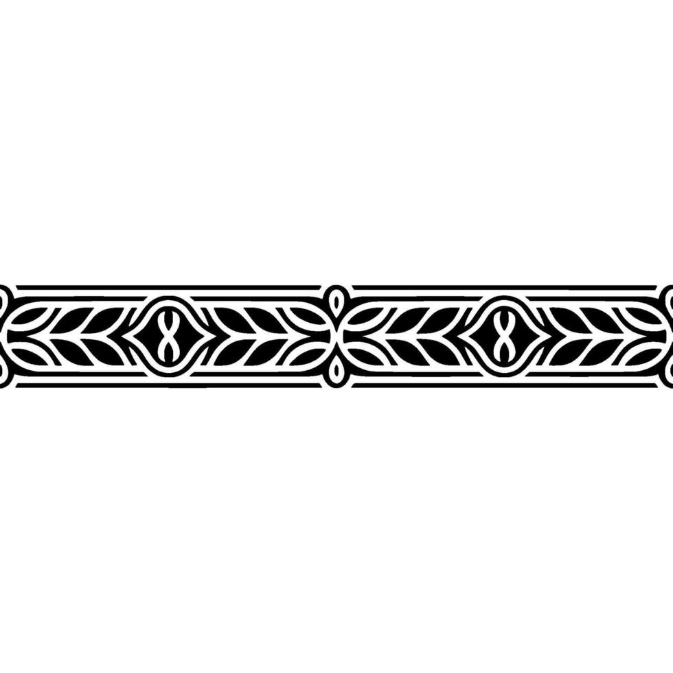 Elegant Art Deco Border, Vintage Decorative Element, Artdeco vector