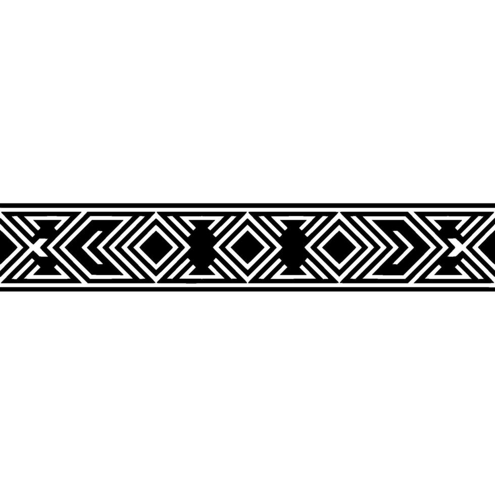 Geometric Deco Border, Minimalist - Minimalism vector