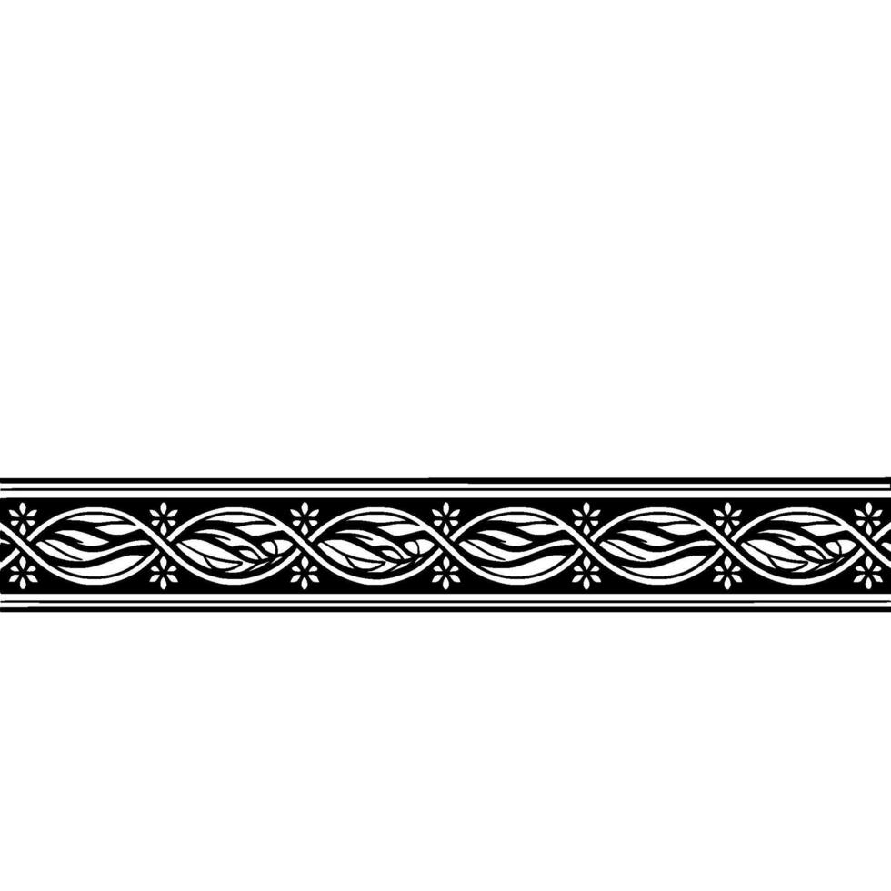 Elegant Swirl Border, Vintage , Subtle Gradient vector
