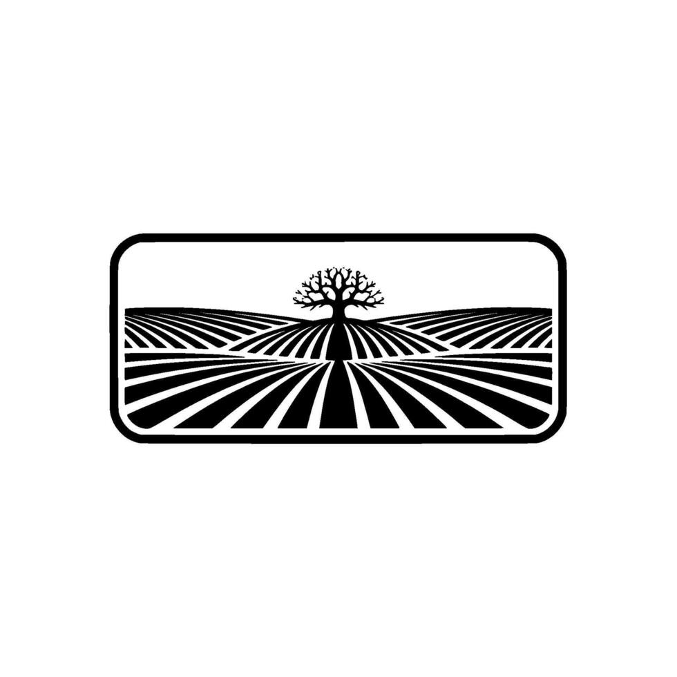 Emblematic Landscape Tree of Resilience Growth vector