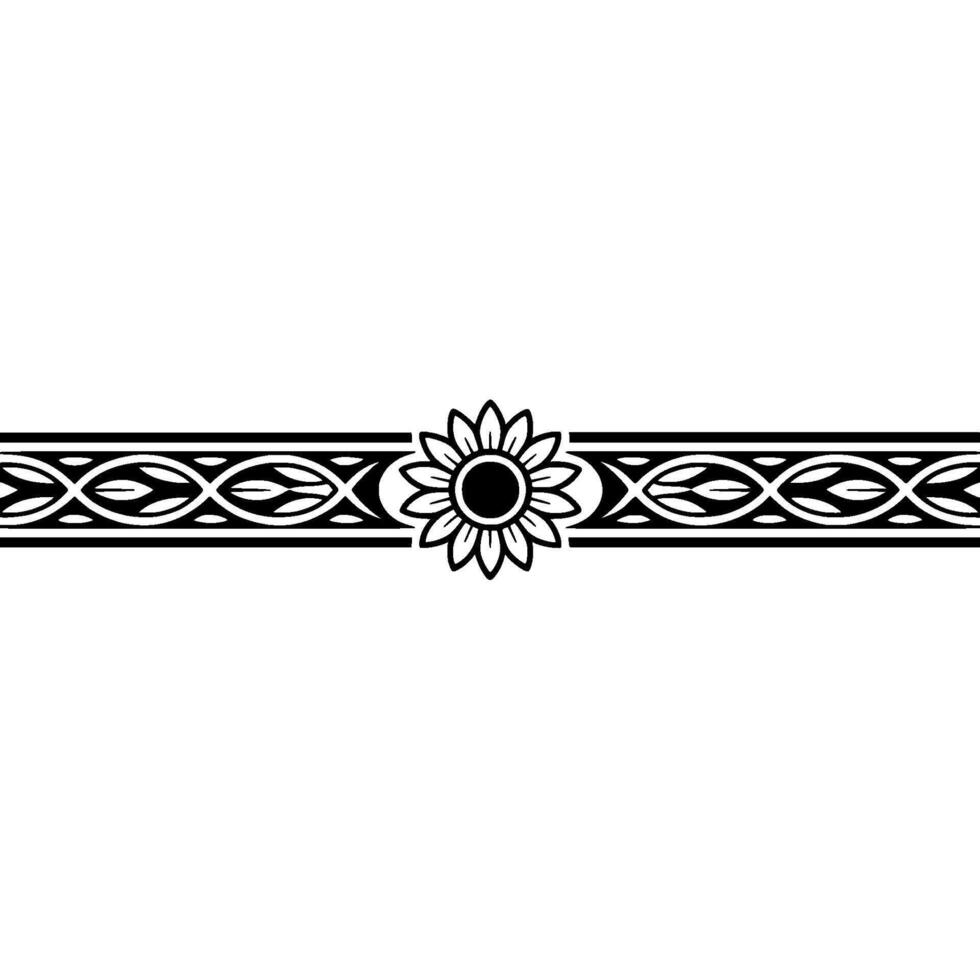 Elegant Floral Border, Vintage , Decorative Element, Celtic vector